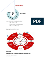 What Time Is It?: ACTIVITY 9 (The Time) / Novena Semana