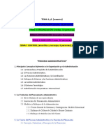 Proceso Administrativo Programa 2020