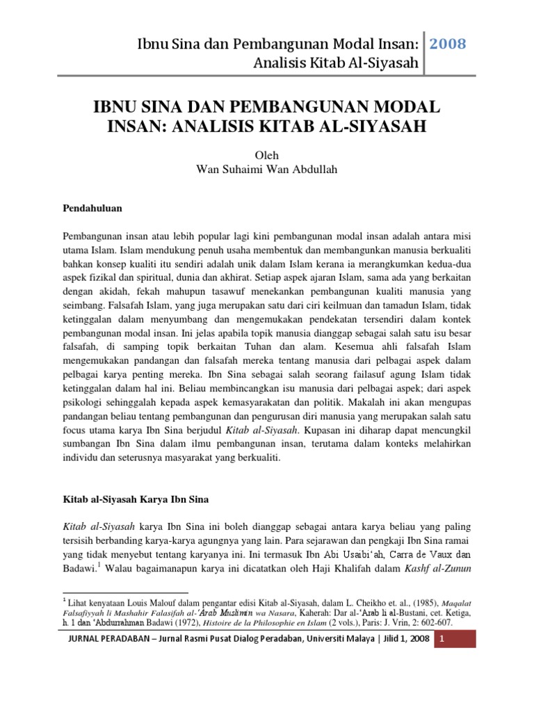 7 Ibnu Sina Dan Pembangunan Modal Insan Pdf
