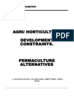 Agri/ Horticulture Development Constraints.: Khidmat Foundation
