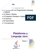 Tema1.plataforma y Lenguaje Java - Entero PDF