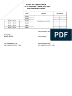 Jadwal Belajar Kelompok