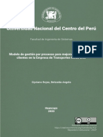 Mejora de atención a clientes mediante modelo de gestión por procesos