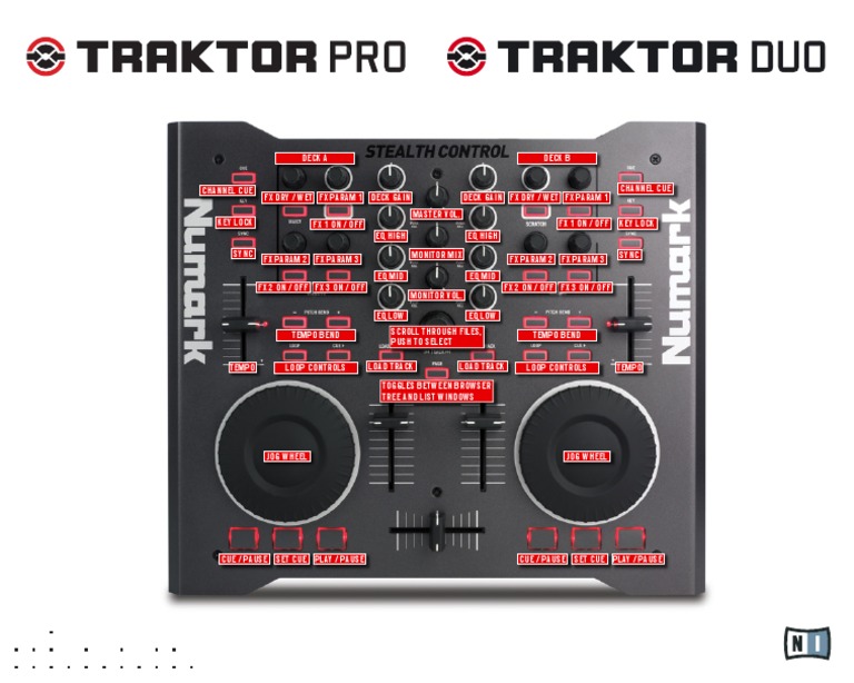 Numark Stealth Control Guide D’Utilisation Simplifié – GZVZU