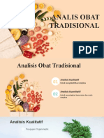 Analisis Obat Tradisional