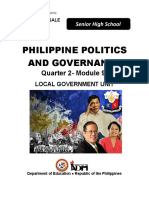 Philippine Politics and Governance: Quarter 2-Module 9