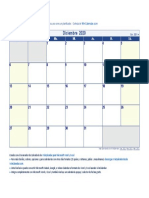 Calendario Diciembre 2020