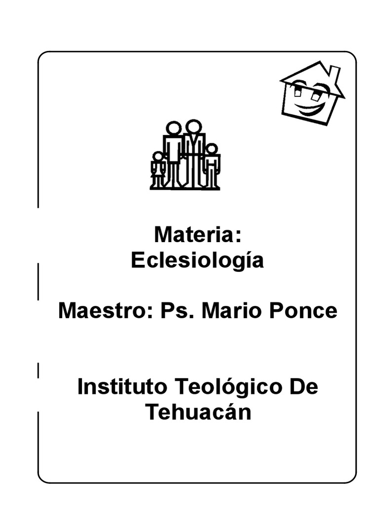 Manual Eclesiologia | PDF | Iglesia cristiana | Cristo (título)