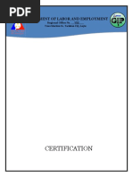 CSE-PR Form 1 CAS Certification | PDF