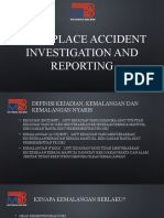 Workplace ACCIDENT INVESTIGATION AND REPORTING