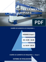 DISEÑO DE ELEMENTOS DE MAQUINAS 1 - PPT - 2020 A