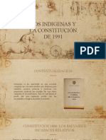 Constitución Del 91 y Los Indigenas