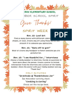 Dlpes November School Spirit