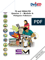 Pe and Health Quarter 1 - Module 4:: Philippine Folkdance