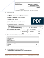 Esquema de Aprendisaje de Tarea