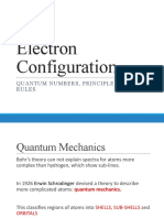 Electron Configuration Rules and Quantum Numbers