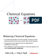 Lecture 10 - Balancing Chemical Equations
