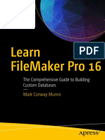 Learn FileMaker Pro 16 The Comprehensive Guide To Building Custom Databases