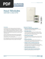 Input Modules: Siga-Mm1 & Siga-Wtm