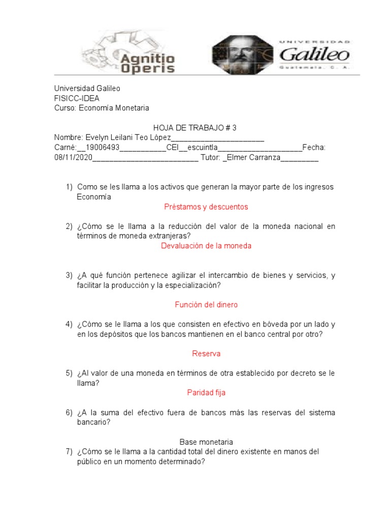 Conceptos Clave de Economía Monetaria | PDF | La política monetaria