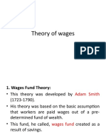 4 Theories of Wages