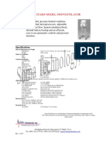 Infant Star® Model 500®ventilator: Specifications