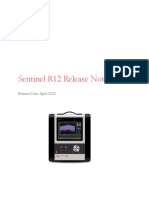 Sentinel R12 Release Notes PDF
