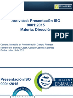 ISO 9001:2015 Presentación