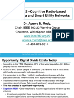 IEEE 802.22 - Cognitive Radio-Based Regional Area and Smart Utility Networks