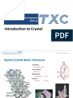 Introduction To Crystal: Think of Frequency Think of