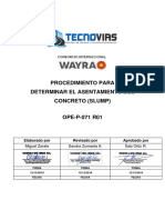 Ope-P-71 R01 Asentamiento Concreto - Slump