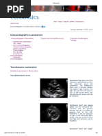 Echocardiographic Examinations: Two-Dimensional Views