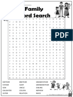 Family Word Search: Name