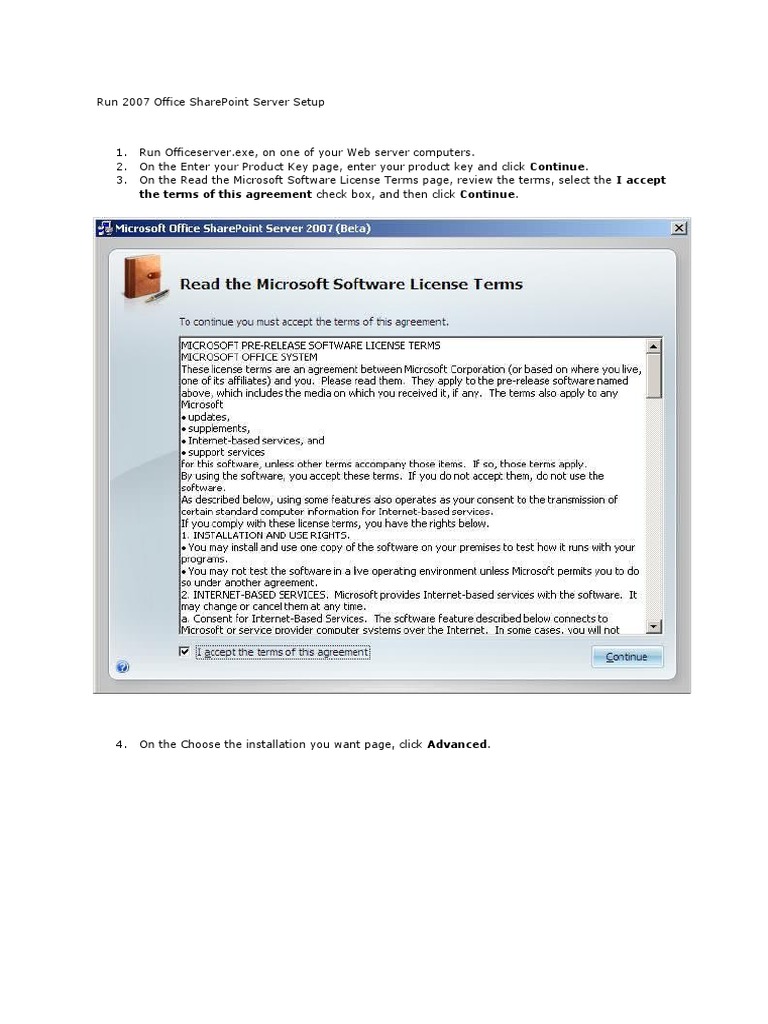 Office SharePoint Server 2007 Setup Guide | PDF | Share Point | Web ...