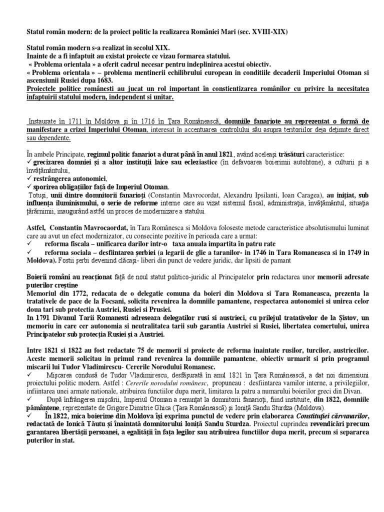 5.statul Roman Modern | PDF