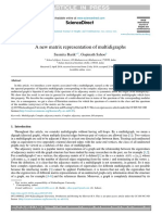 A New Matrix Representation for Multidigraph Spectral Analysis