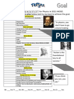 I Aim at Getting Grade 3/ 4/ 5/ 5 / 5 For Physics in 2021 HKDSE. I Will Follow The Revision Plan Below and Try My Best To Achieve The Goal