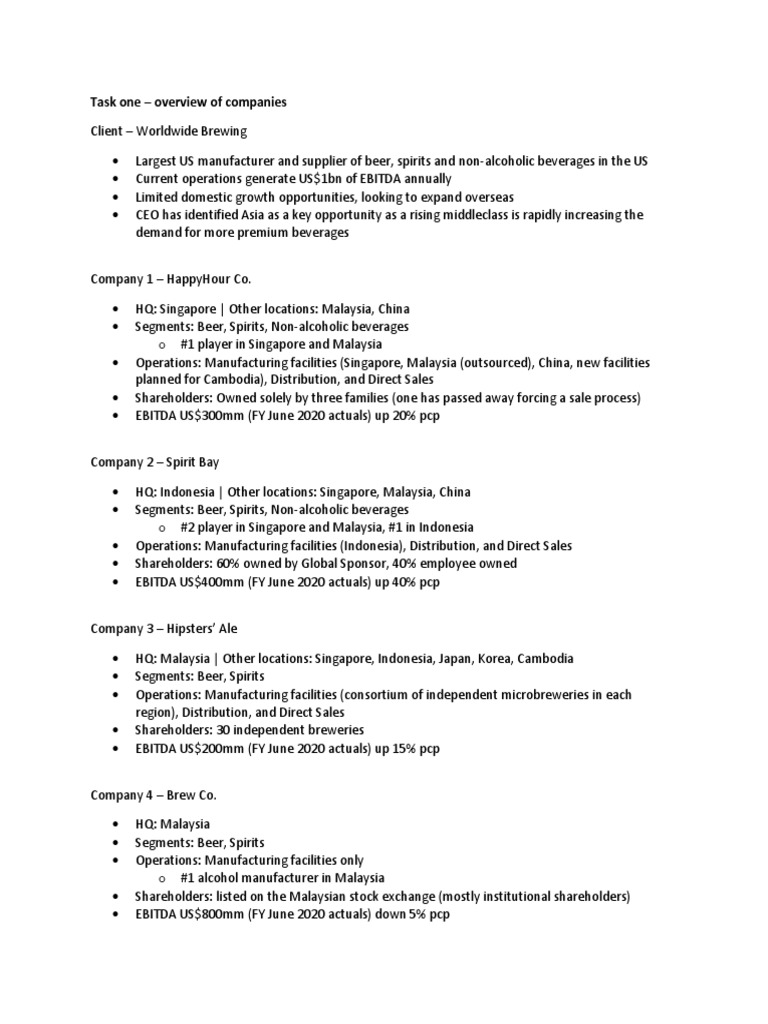Task 1 - Notes From Call v2 | PDF | Finance & Money Management