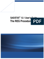 SAS Reg Procedure PDF