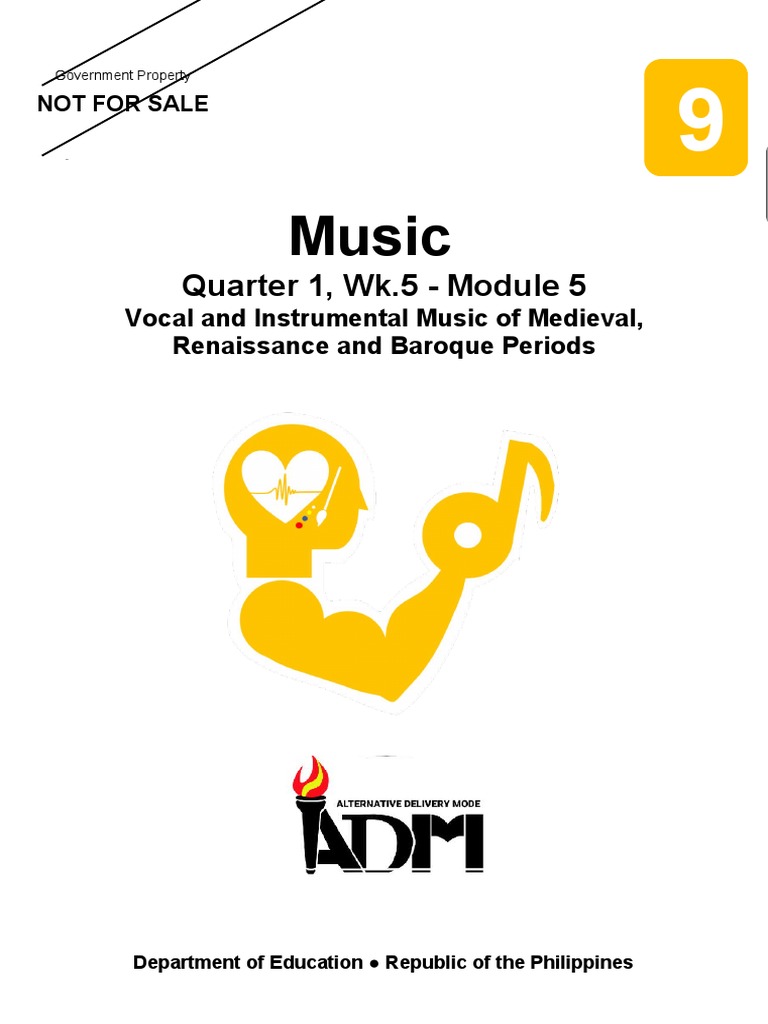 Music9 q1 Mod5 Vocal and Instrumental Music of Medieval