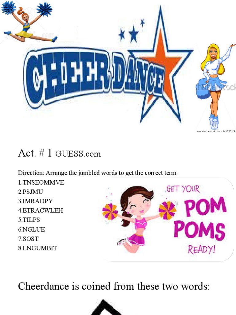 Cheerdance Irwin Chi PDF Cheerleading Dances