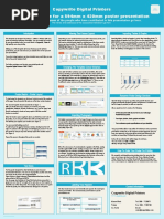 A0 Poster Template for PowerPoint | PDF | Page Layout | Typefaces