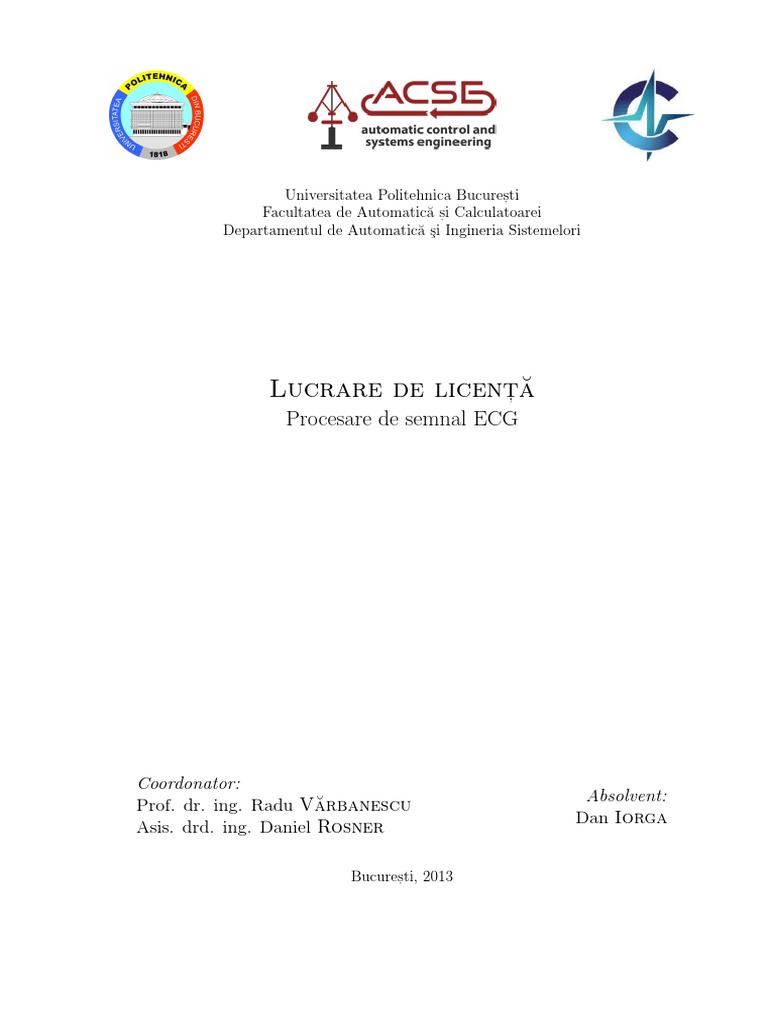 Licenta | PDF