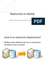 Replicacion en MySQL PDF