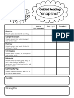 " Snapshot": Guided Reading