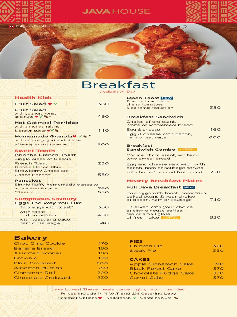 Java Master Compressed Menu Food and Beverage PDF PDF Hamburgers French Fries