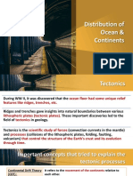 Distribution of Ocean & Continents
