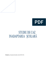 STUDIU de CAZ Inadaptarea Scolara