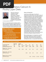 Managing Dietary Calcium in Poultry Layer Diets: When Feeding Calcium To Layers, Focus On