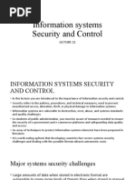 Information Systems Security and Control